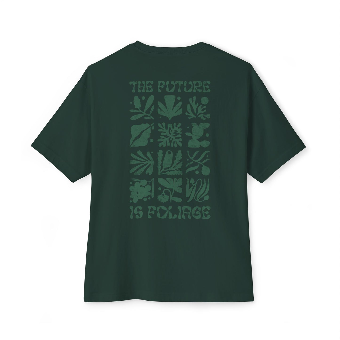 "The Future is Foliage" Oversized Boxy Tee