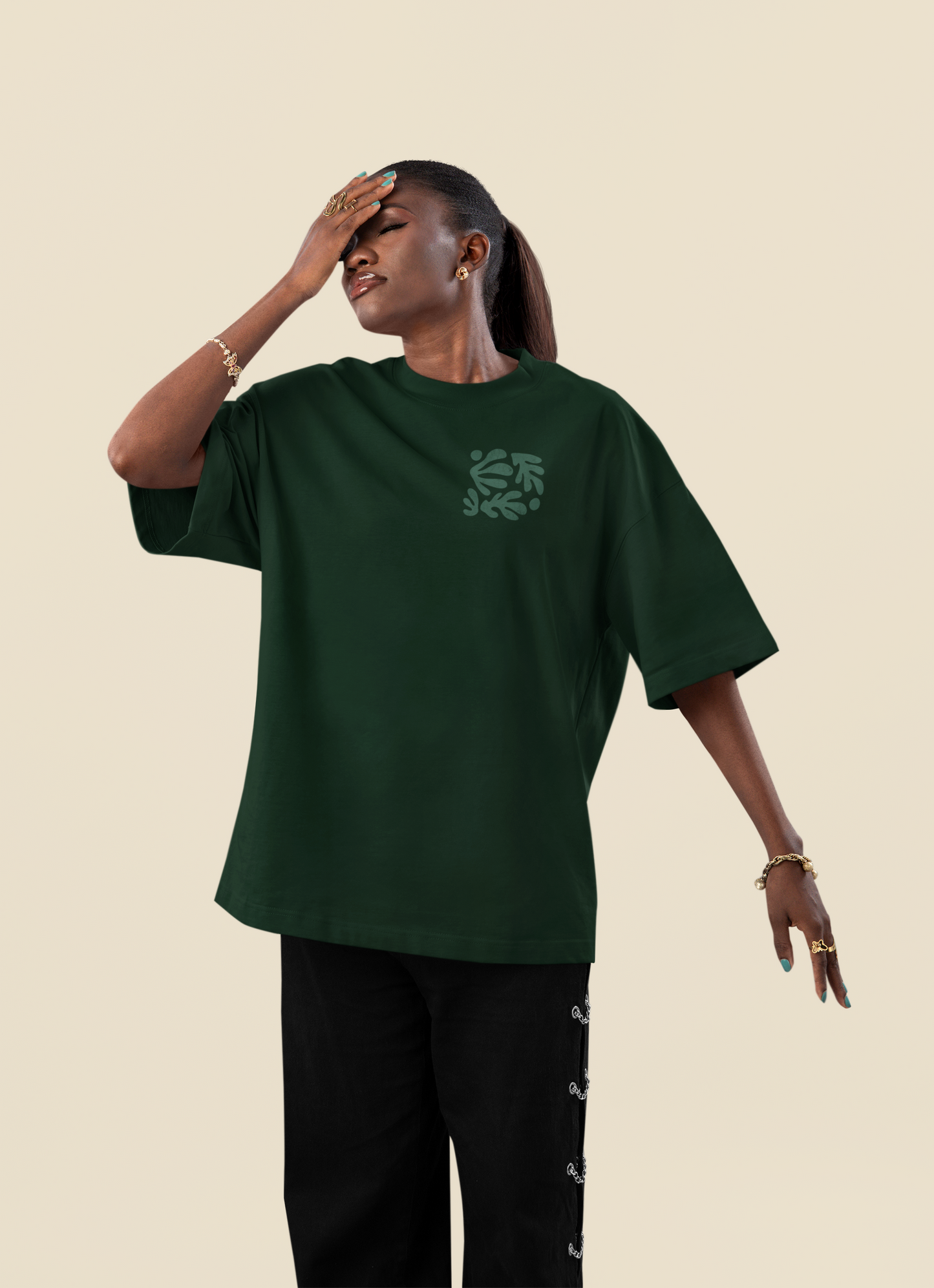 "The Future is Foliage" Oversized Boxy Tee