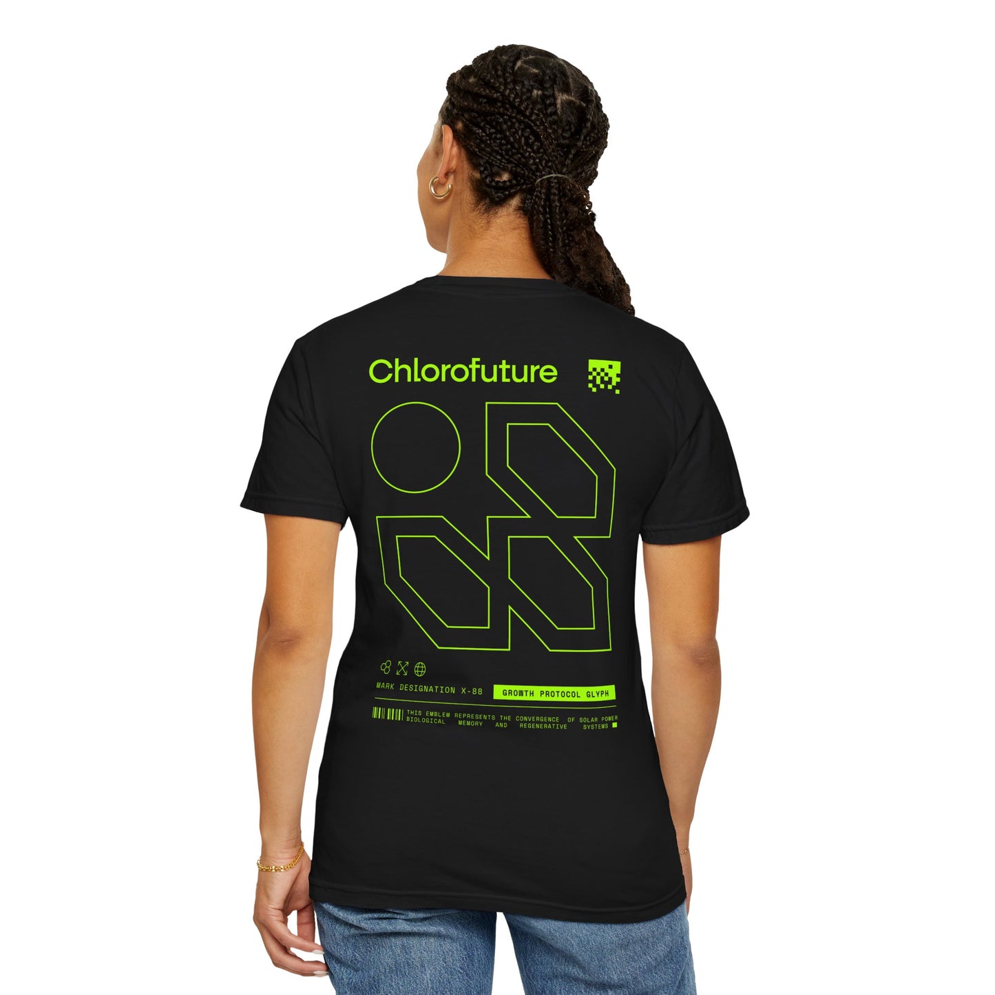 "Growth Protocol Glyph" Logo Tee