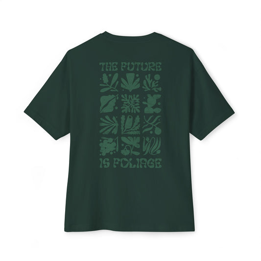 "The Future is Foliage" Oversized Boxy Tee