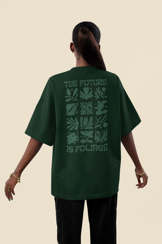 "The Future is Foliage" Oversized Boxy Tee