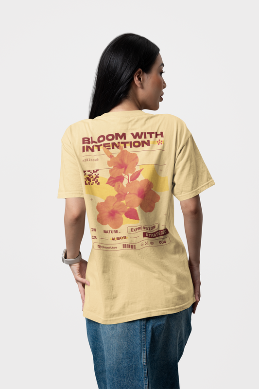 "Bloom with Intention" Hibiscus Tee