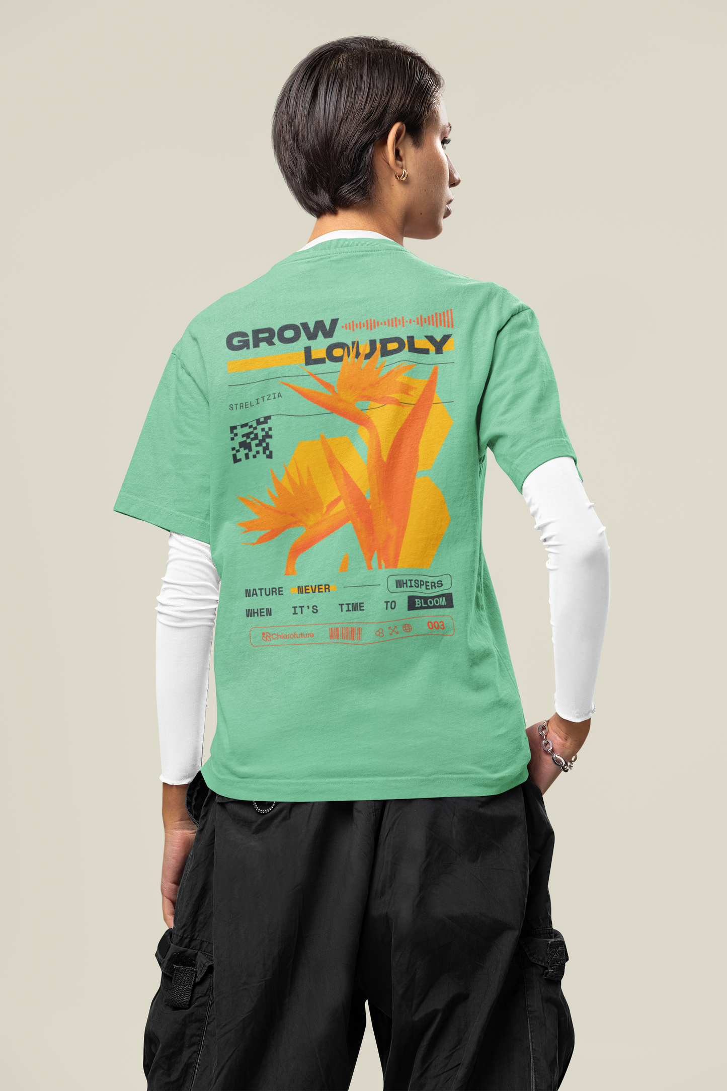 “Grow Loudly” Bird of Paradise Tee